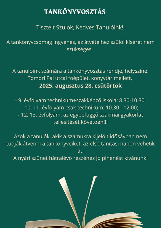 TANKÖNYVOSZTÁS